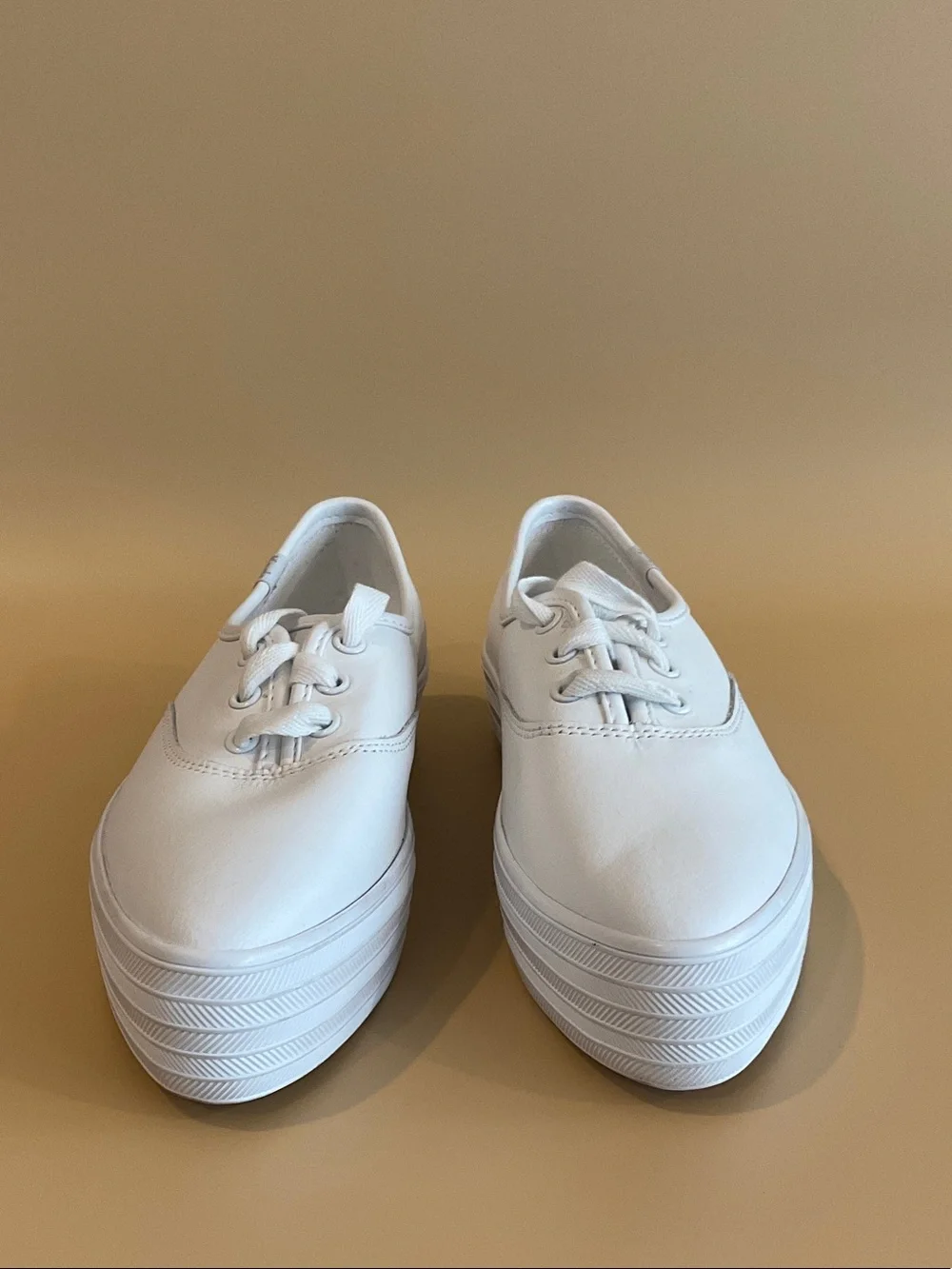 Keds White Platform Canvas Sneaker